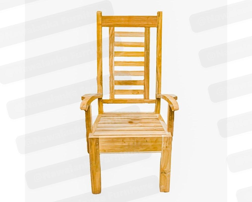 Striped Verandah Chair - teak chair,striped chair,verandah chair,wooden verandah chair,outdoor chair,patio chair,verandah chairs sri lanka,outdoor furniture,furniture maharagama,nawalanka furniture