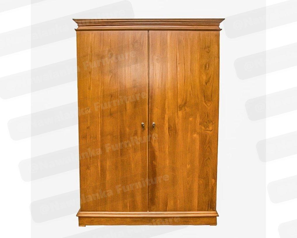 2 door plain wardrobe - 2 door wardrobe,plain wardrobe,wardrobe,wooden wardrobe,teak wardrobe,clothes cupboard,almirah,wardrobe sri lanka,wardrobe price sri lanka,bedroom furniture,furniture maharagama,nawalanka furniture